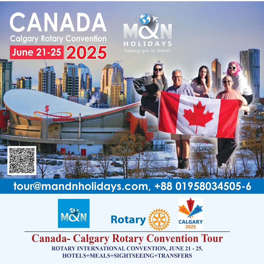 Canada Calgary Rotary Convention Tours from Bangladesh