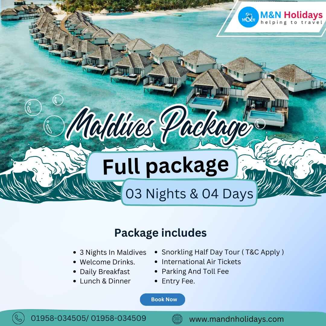 Maldives Full Tour Package Cost from Bangladesh - 3N 4D Trip by M&N