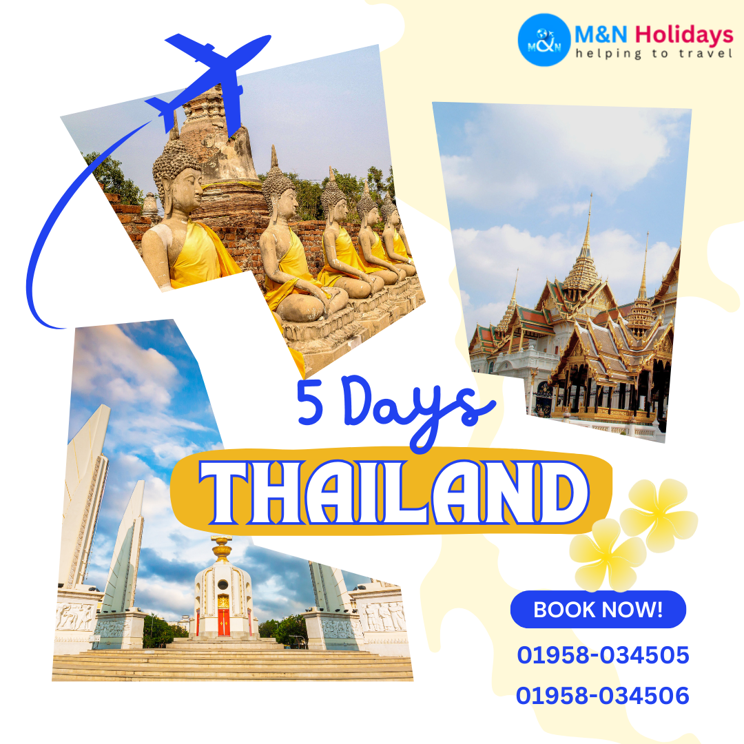 From Bangladesh to Thailand tour package – 5 Days Trip by M&NHolidays