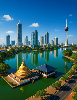 Arrival in Colombo
