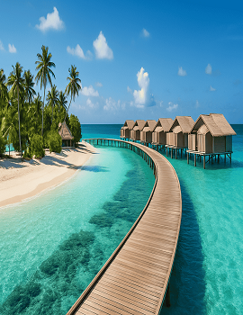 Arrival in Maldives